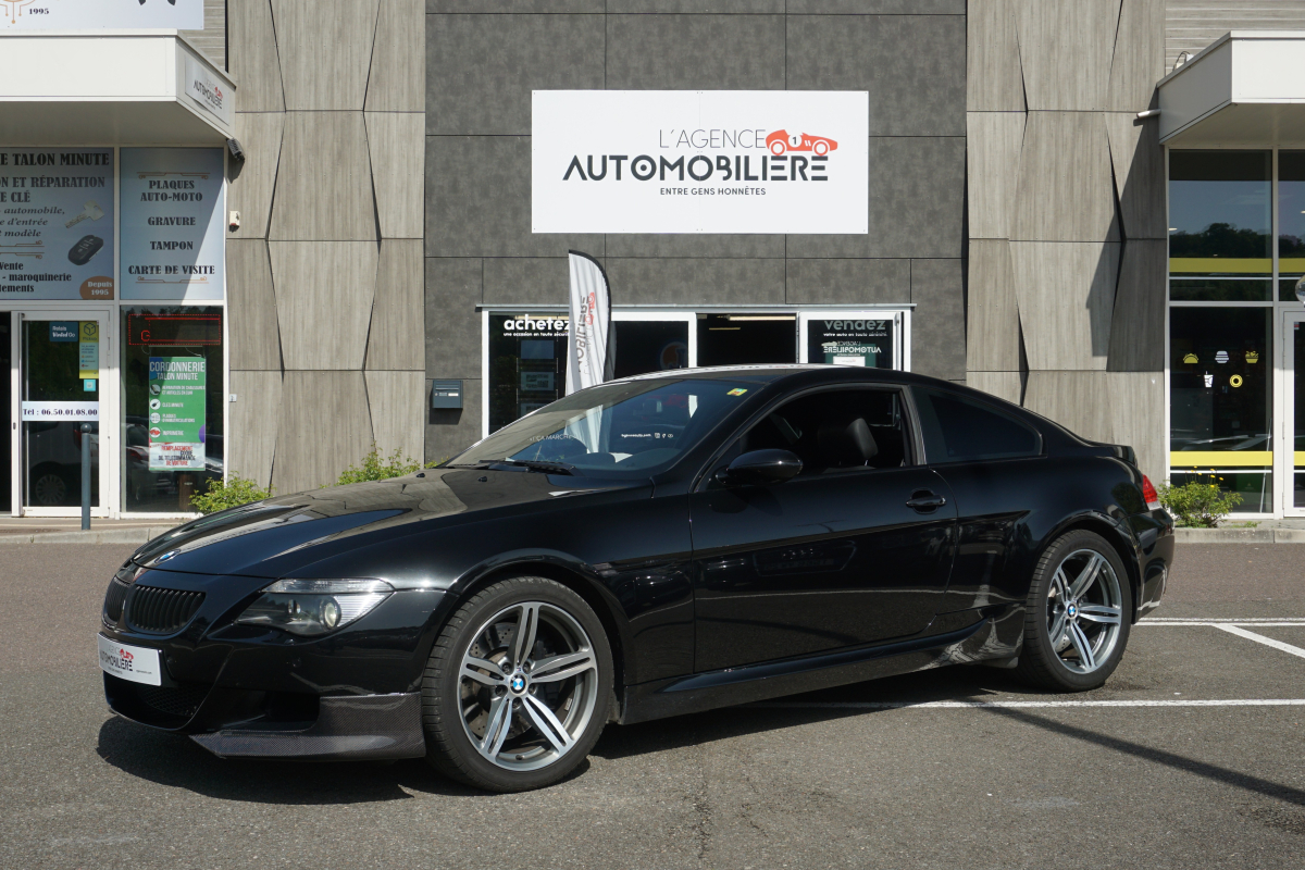 Aankoop Gebruikte Auto, Goedkope Gebruikte Auto | Agence Auto Bmw M6 Série 6 (E63) Coupé 5.0 i V10 507cv SMG Noir Jaar 2005 Automatique Essence